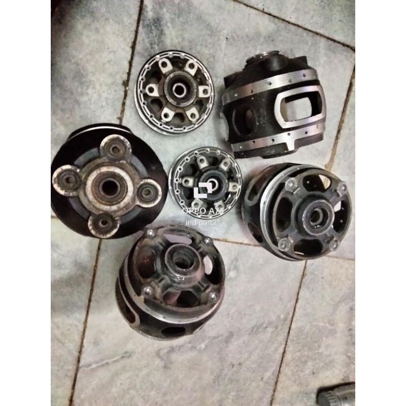 Tromol bubutan Tiger set depan belakang