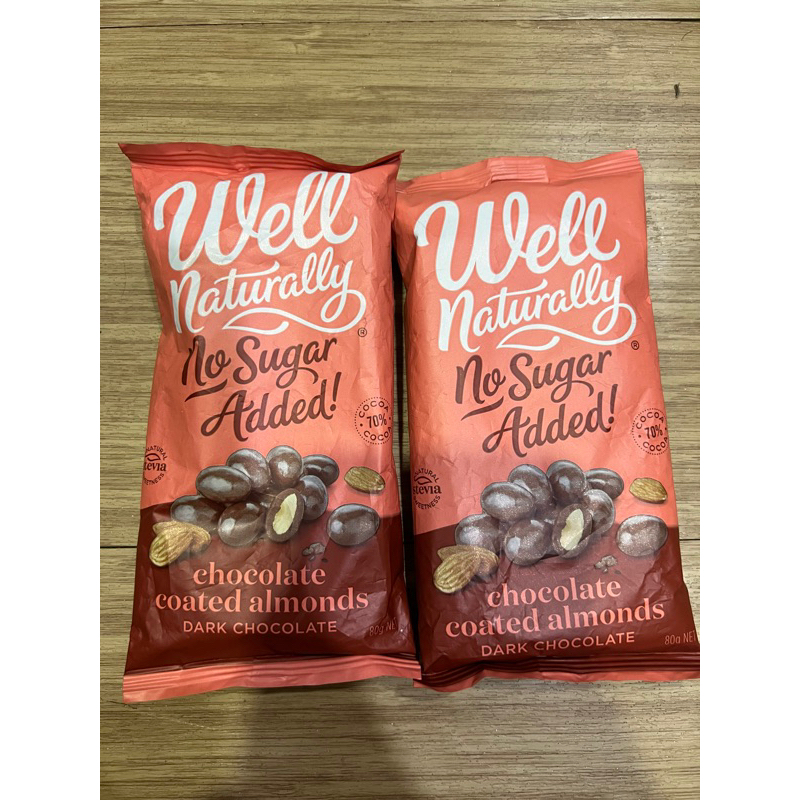 

Well Naturally No Sugar Added (Chocolate Almonds) Original Austalia