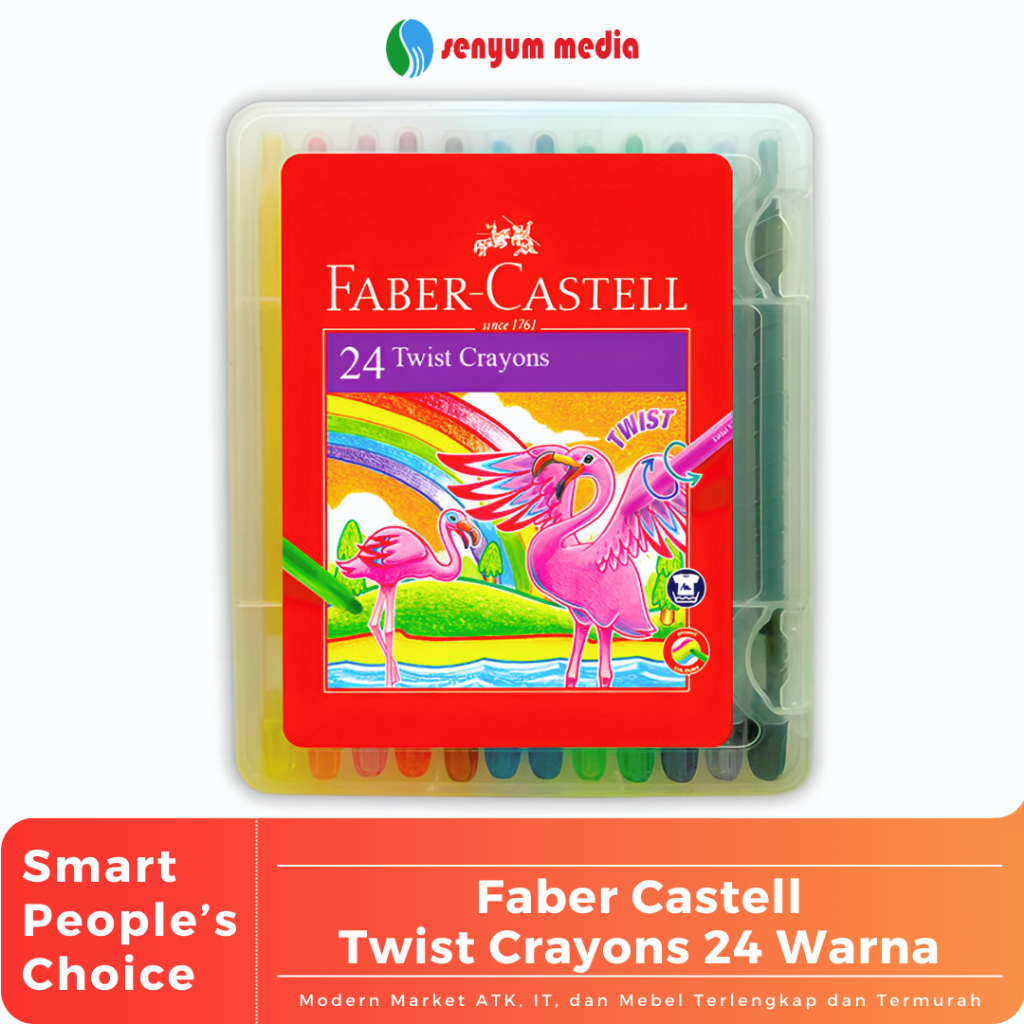 

Faber Castell Twist Crayons 24 Warna (1 Pcs) (S:PCS)