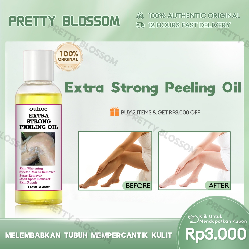 OUHOE Extra Strong Peeling Oil 110ml Body Peeling Oil Body Peeling Pengelupasan Peeling Body Oil