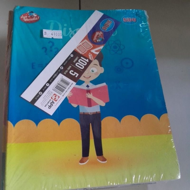 

Buku Tulis Sidu 100 Lembar 1 Pak isi 5 buku