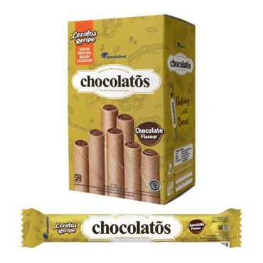 

Gery Chocolatos Wafer Cokelat Stick 7gr Isi 24 pcs