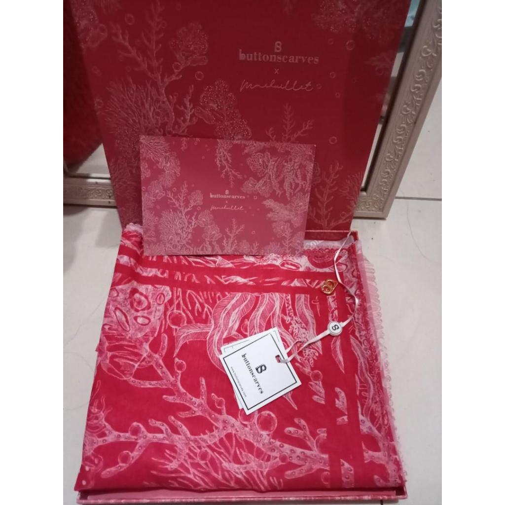 Buttonscarves EL MAR Minorca CONCH