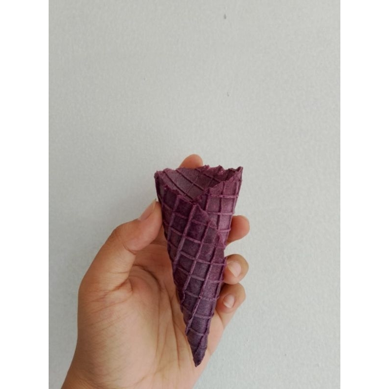 

Waffle Classic Purple Cone, Cone Ice cream, Waffle cone isi 300pcs/1bok