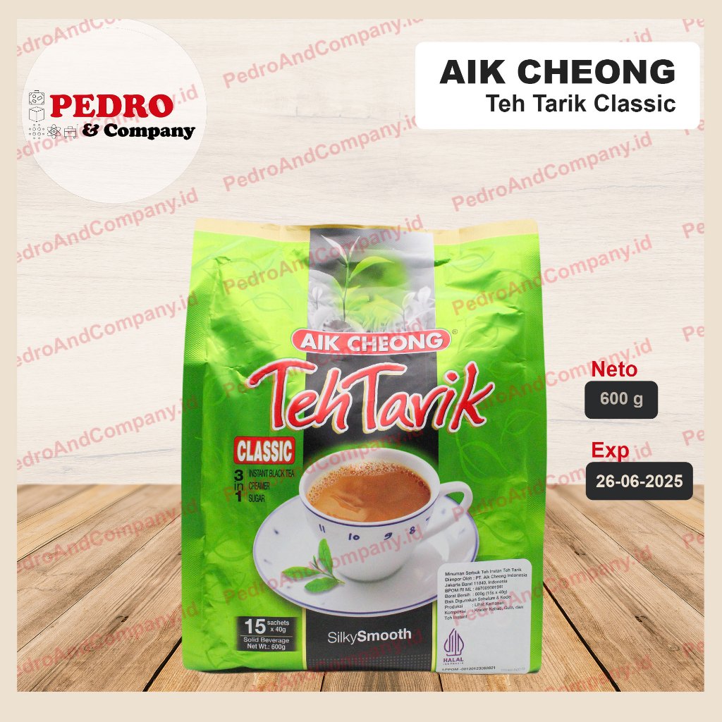 

Aik Cheong - Teh tarik classic silky smooth (600 gr/ 15 sachets)