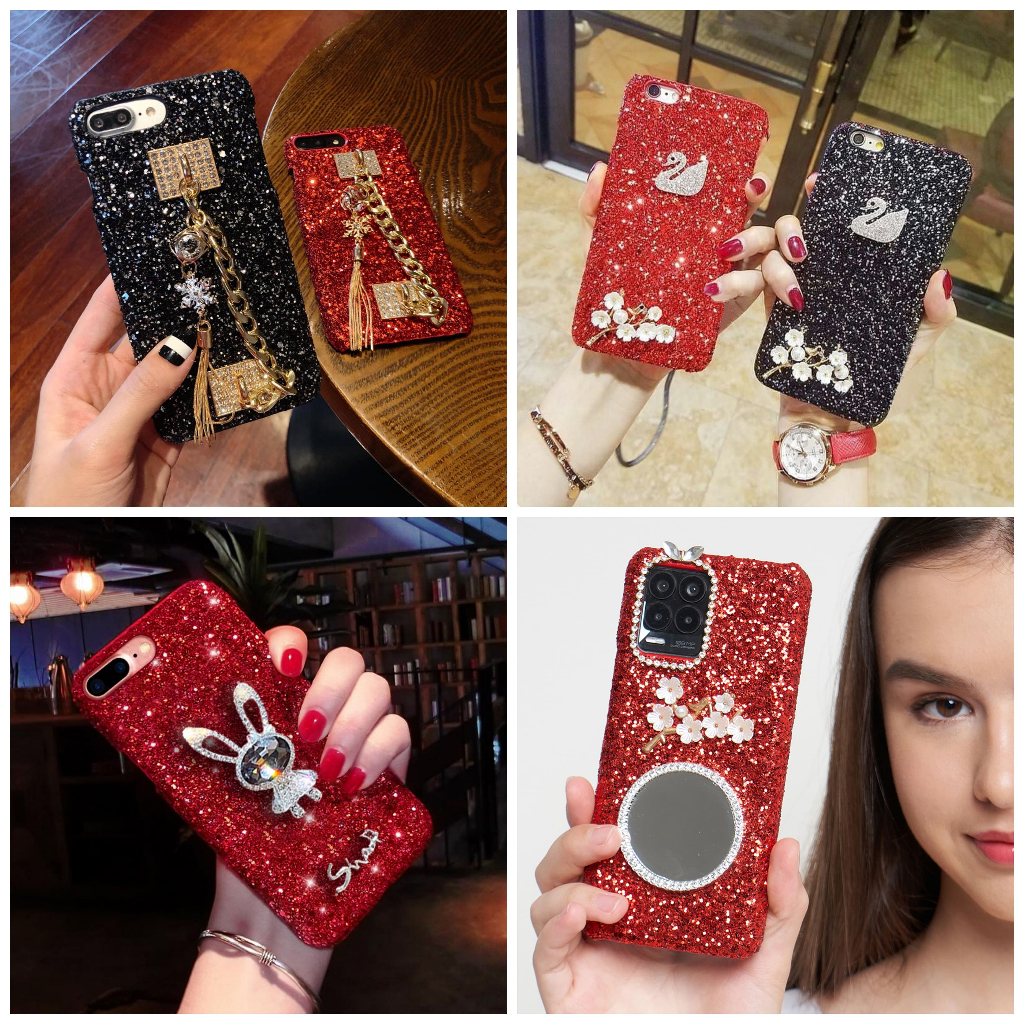 Fashion Glitter Diamond Case Oppo F1S F3 F5 F7 F9 F11 F11 Pro K3 Neo 9