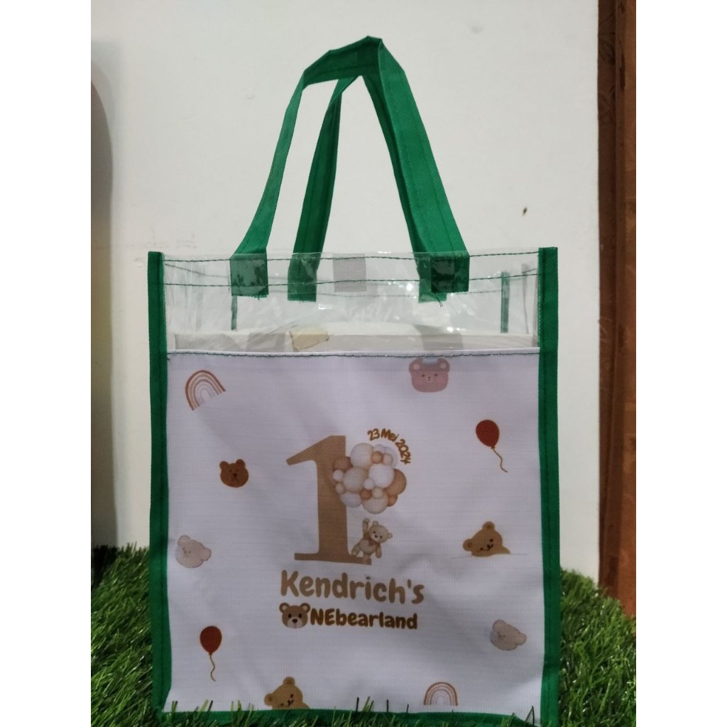 

tas kombinasi ulang tahu/ tas kombinasi aqiqah/Mika kombinasi potrait UK. 20X18X25