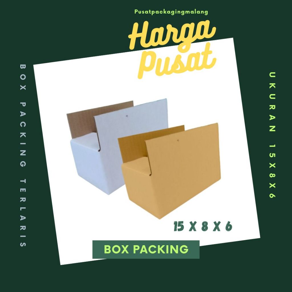 

Box 15x8x6 Kardus A1 Packing Karton Dus Kotak Kemasan Obat Mainan Olshop Souvenir Jamu Sparepart