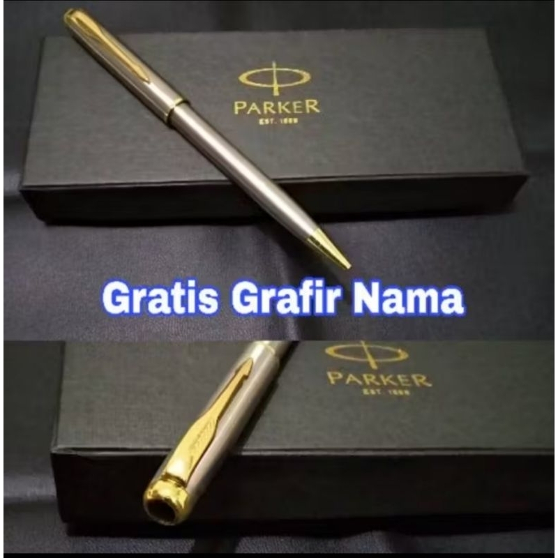 

Pulpen Parker Sonet Slim Exclusive Gratis Grafir Nama/Logo + Box Exclusive