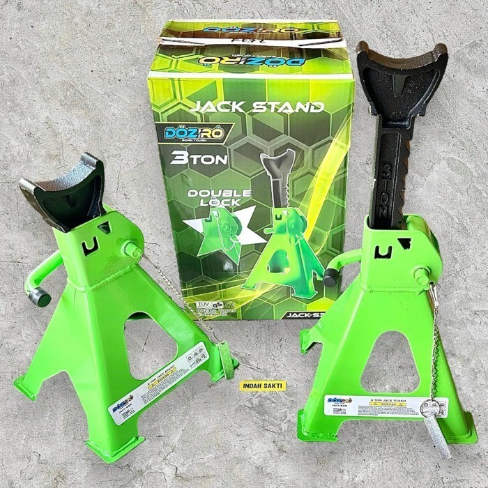 DOZIRO Jack Stand 3 Ton (2pcs) - Tahanan Mobil - Jack Stand 3Ton DOZIRO