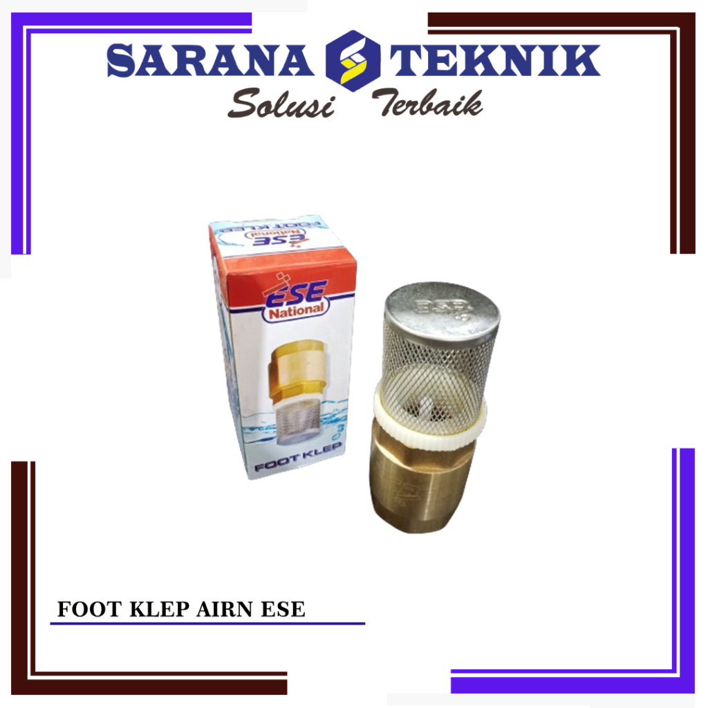 FOOT KLEP / SARINGAN FILTER POMPA AIR KUNINGAN 1 INCH ESE
