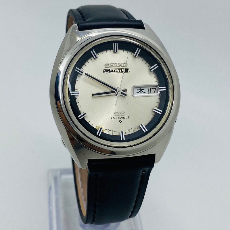 Seiko 5 Actus 6106-7520 Two Tone Dial Japan Domestic Market