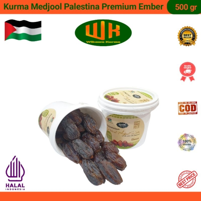 

Kurma Medjool Palestine Ember 500gr Premium
