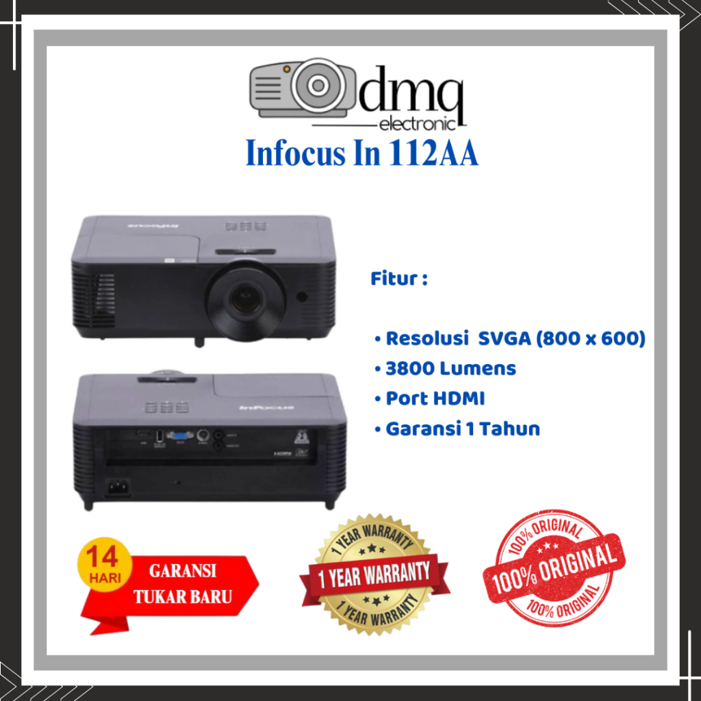 Infocus in 112aa / proyektor infocus in 112aa 3800 lumens