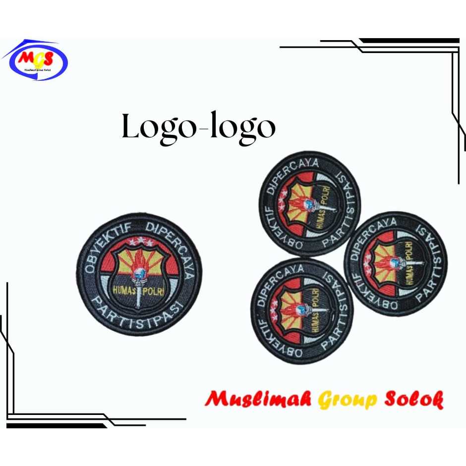 ATRIBUT POLRI/BET POLRI/BREVET POLRI BORDIR TIMBUL