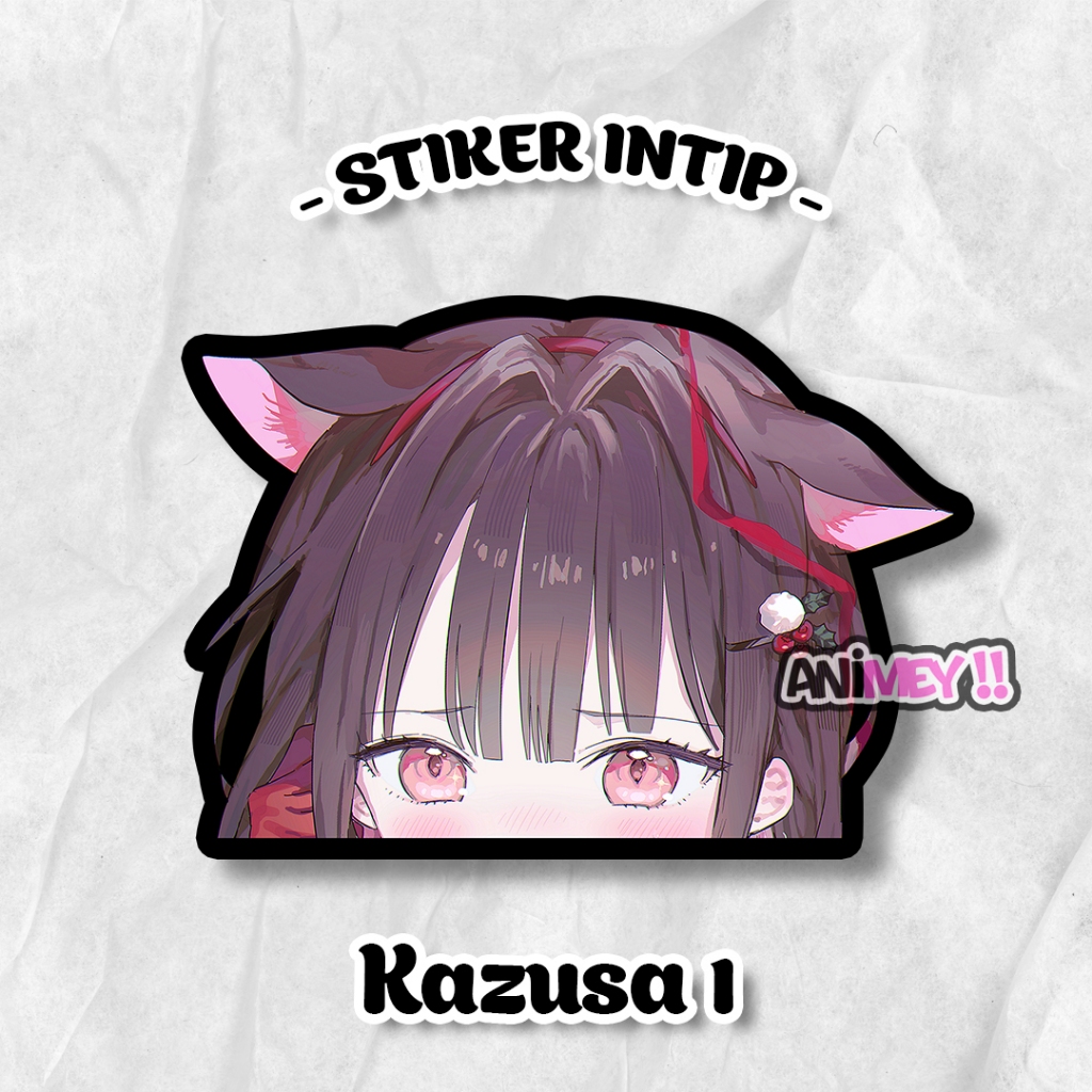 

Stiker Intip Kazusa Kyoyama Blue Archive / Sticker Anime Waterproof
