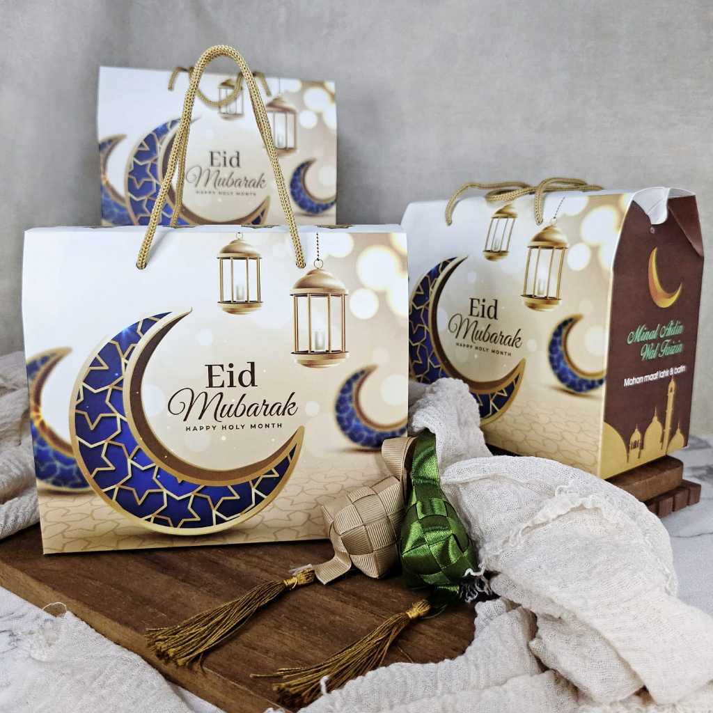 

BOX HAMPERS LEBARAN / PAPER BAG IDUL FITRI / PAPER BAG HAMPERS EDISI IDUL FITRI