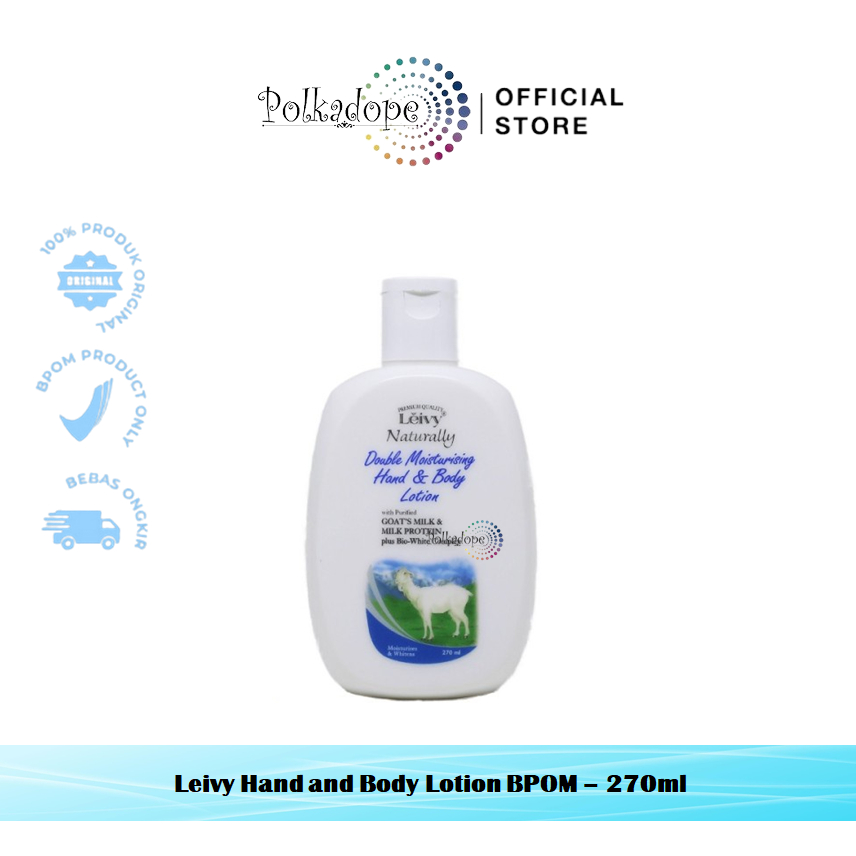 Leivy Hand and Body Lotion / Leivy Naturally Goat Milk Lotion 270ml