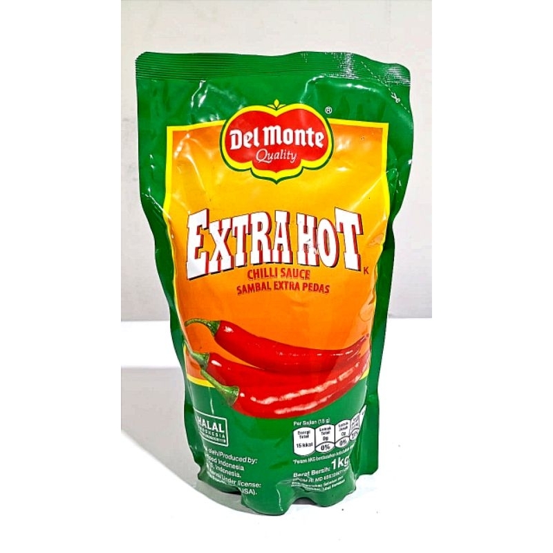 

Delmonte Saos Chili Exta Hot Pouch 1 kg