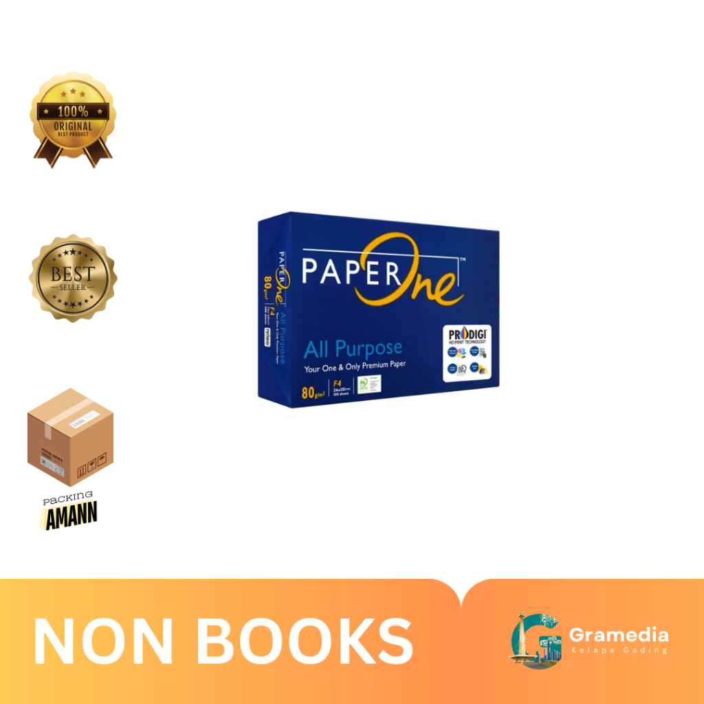 

Gramedia MKG - Kertas HVS - Paper One Fc 80 Gr F4