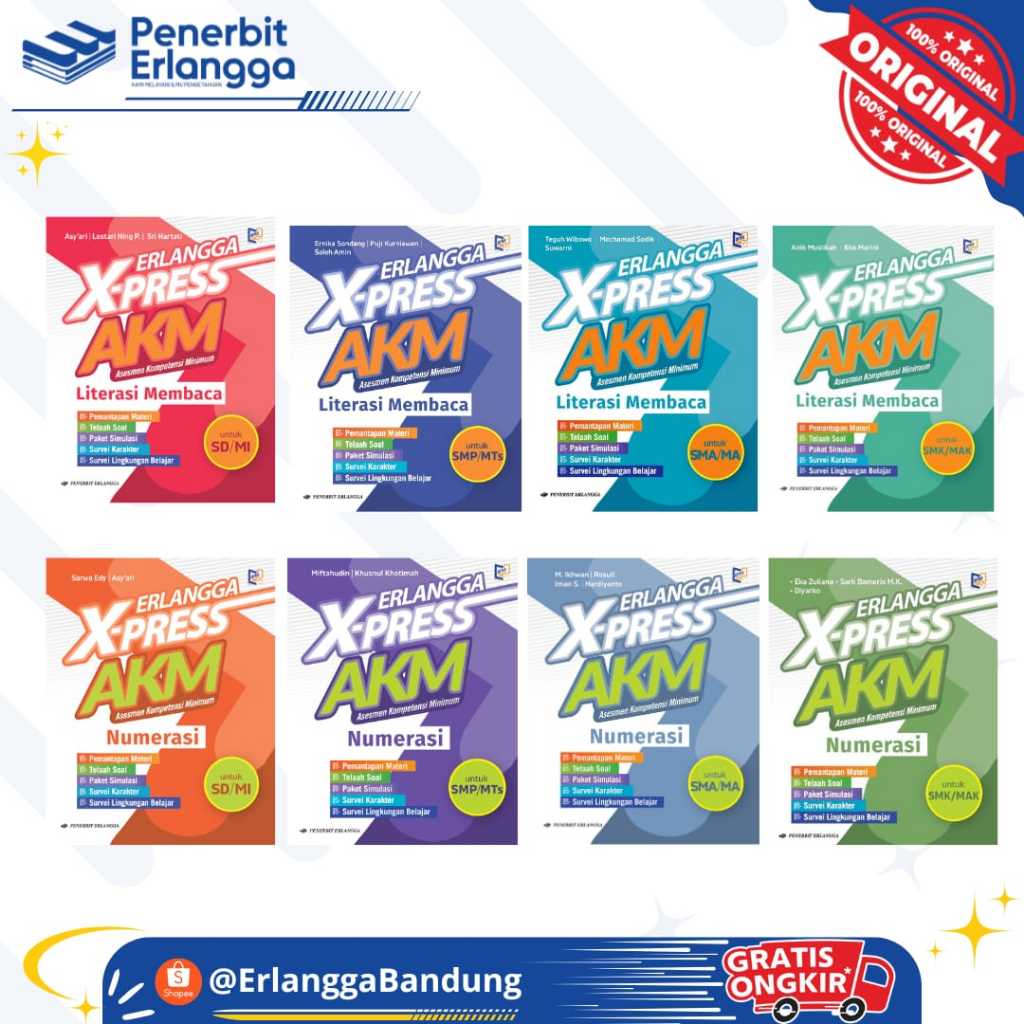 ERLANGGA X-PRESS AKM LITERASI DAN NUMERASI