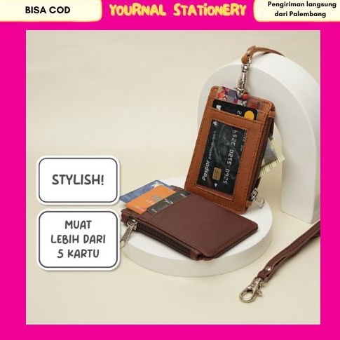

ID Card Holder Flashee Resleting Name Tag Seleting ID Card Risleting Name Tag Lanyard Zipper Kulit Sintetis v2 KODE T2U3