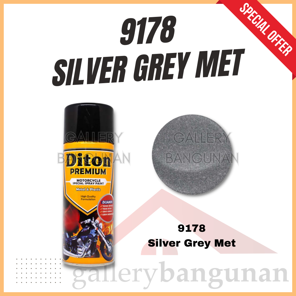 Diton Premium 9178 Silver Grey Met| Pilok | Pylox