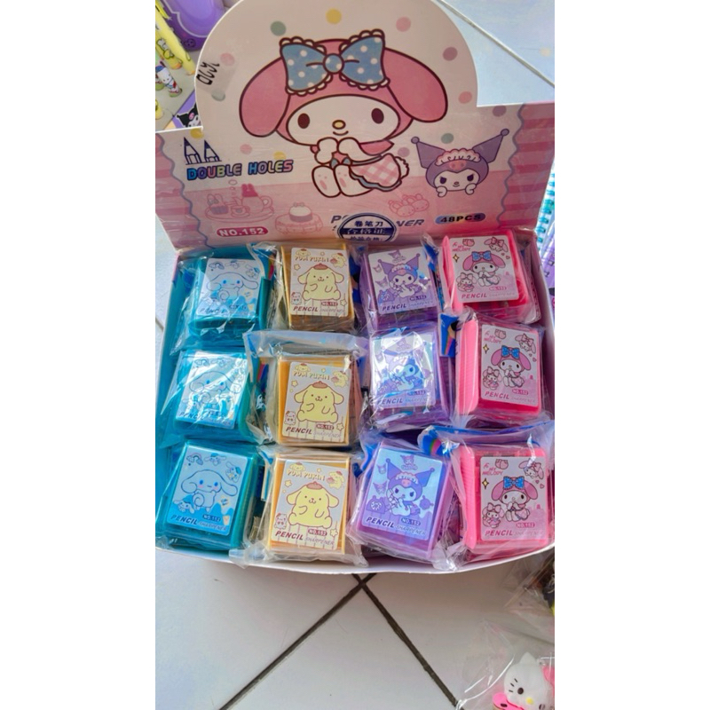 

RAUTAN PENSIL SANRIO 2 LUBANG 1 PCS