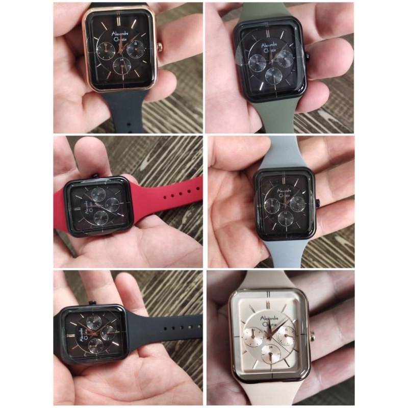 RB AC 2744 Jam Tangan Wanita ALEXANDRE CHRISTIE AC2744 Rubber / 2744 Original AC Rubber 2744