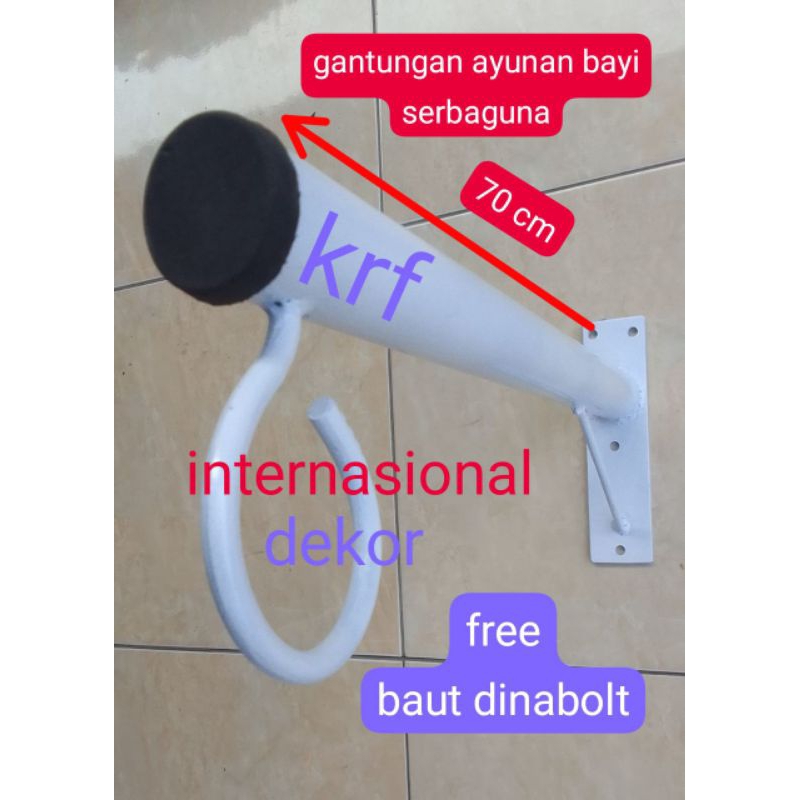gantungan ayunan bayi tiang gantungan ayunan bayi ayunan bayi besi tempel dinding bracket ayunan bay