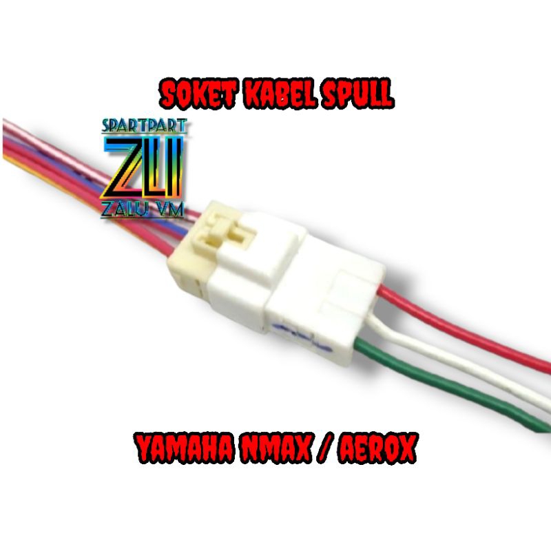 SOKET KABEL SAMBUNGAN SPULL MOTOR YAMAHA NMAX AEROX