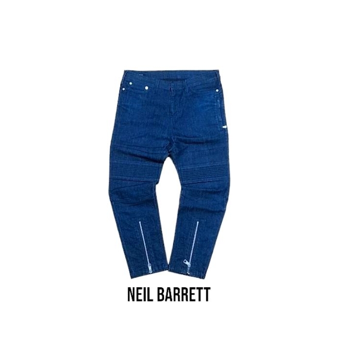 NEIL BARRETT biker jeans pants