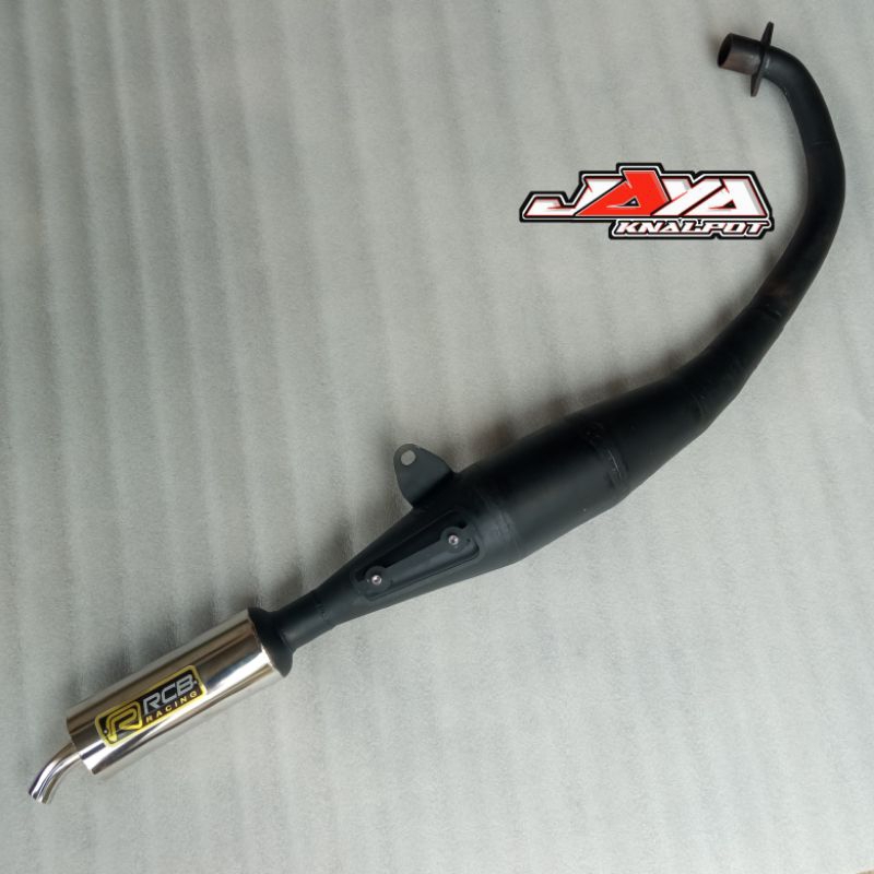 KNALPOT SATRIA 2 TAK SLINCER CHROME TAMENG RCB