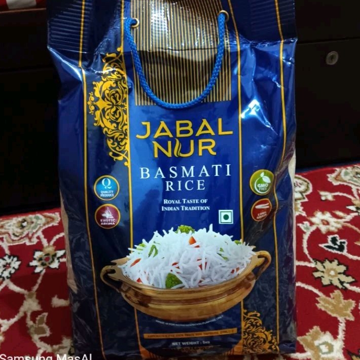 

Beras Basmati Jabal Nur Kemasan Asli 5 Kg