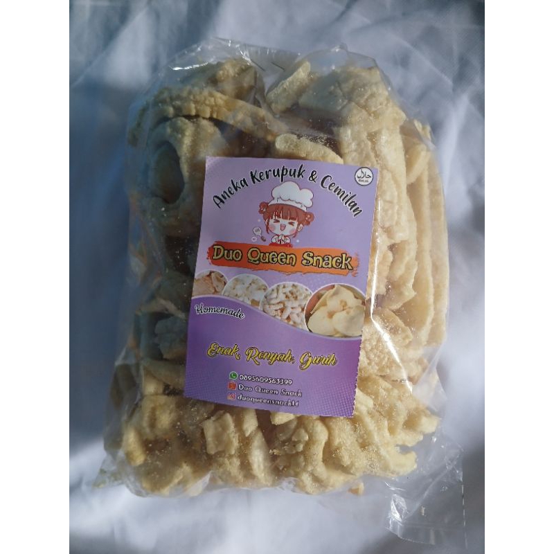 

Kerupuk Kulit coklat panjang 250gr