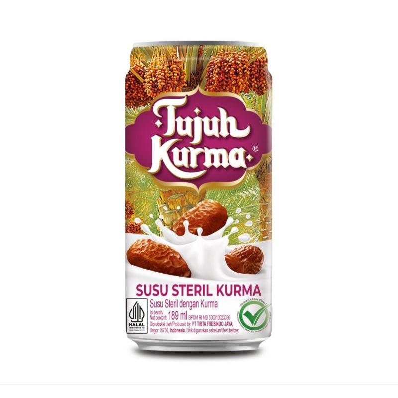 

Tujuh kurma Susu Cair Steril 189ML