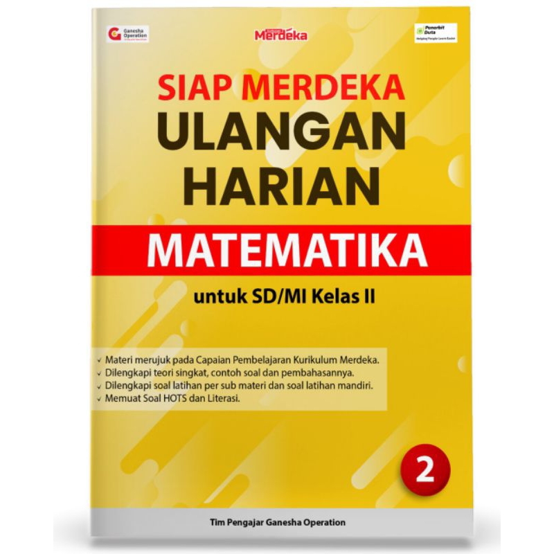 

SIAP MERDEKA ULANGAN HARIAN: Matematika SD/MI Kelas II
