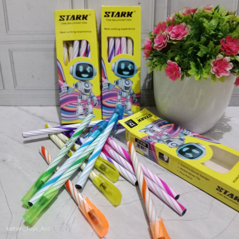 

12 pcs pulpen warna hitam