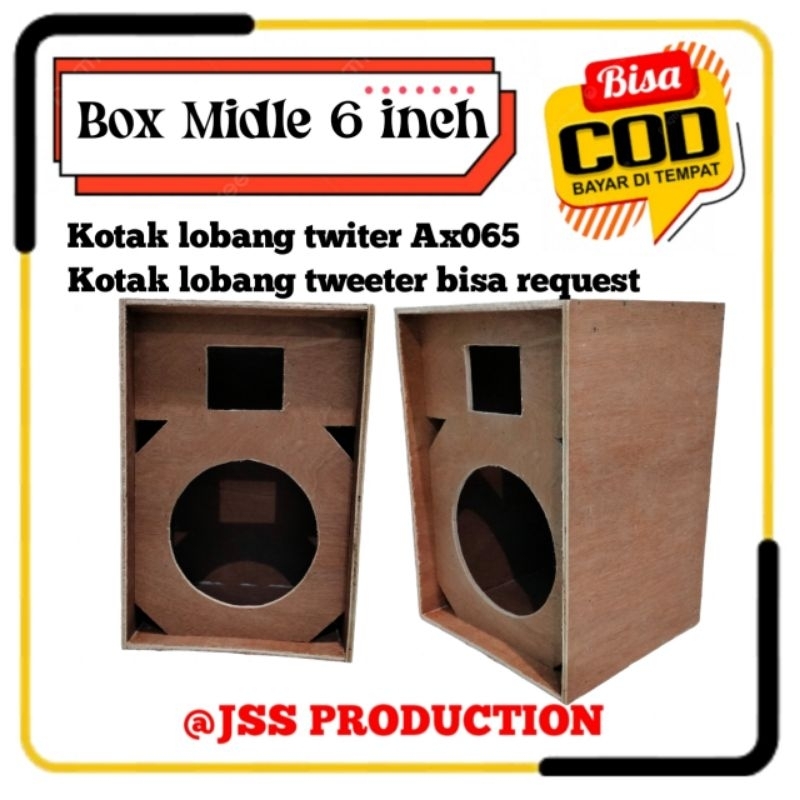 box speaker Midle 6 inch 12mm