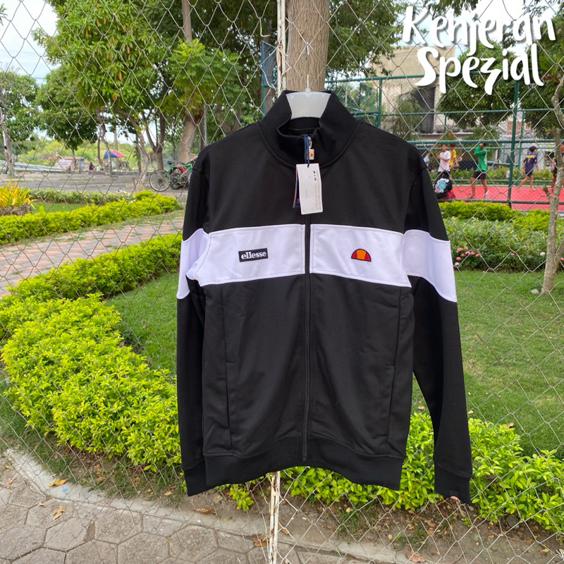 Tracktop Ellesse Remini Black White Black