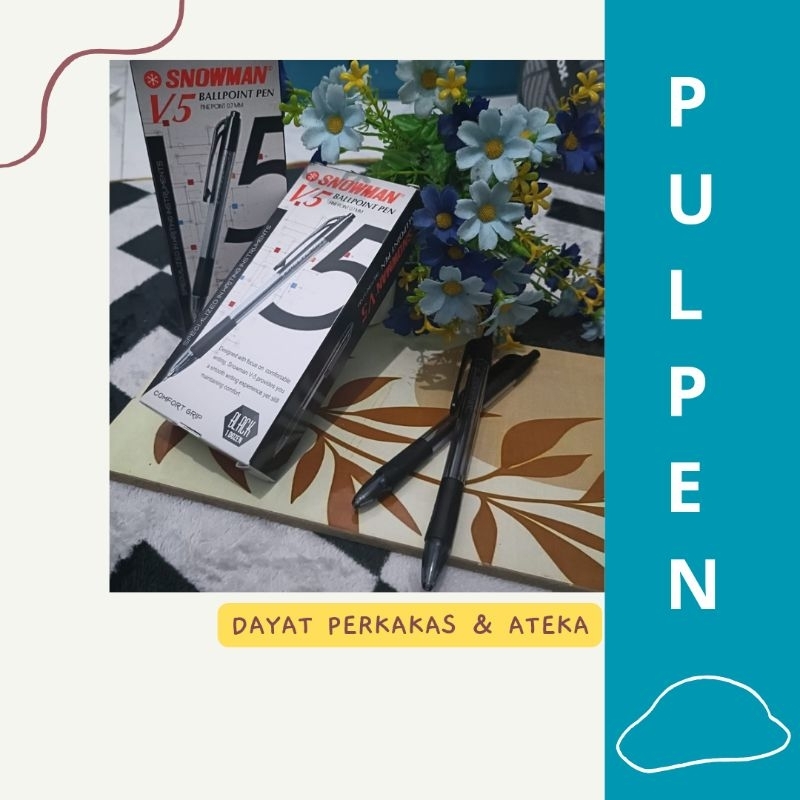 

PULPEN SNOWMAN V5 0,7mm (LUSIN - 12 PCS)