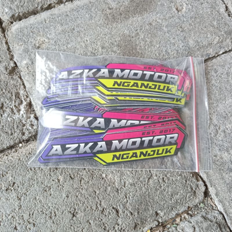 

1 pcs sticker Azka Motor Nganjuk original
