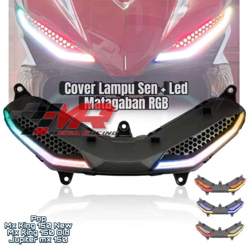 Mata Gaban MxKing  Lampu Senja Audi DRL Mx King RGB  Cover List Mx King Model Mata Gaban RGB Multico