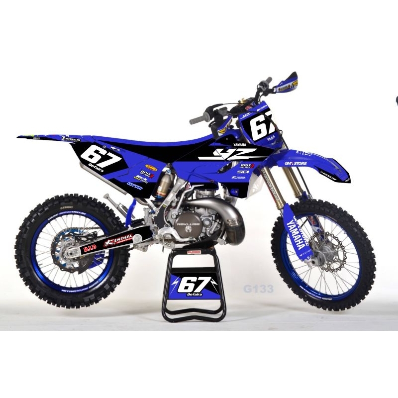 Decal custome yamaha yz125x yz 250x