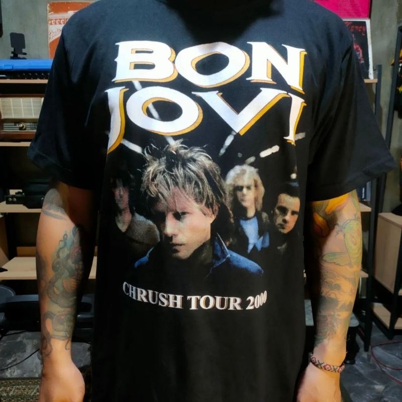 Tshirt Bon Jovi tag Merchcons