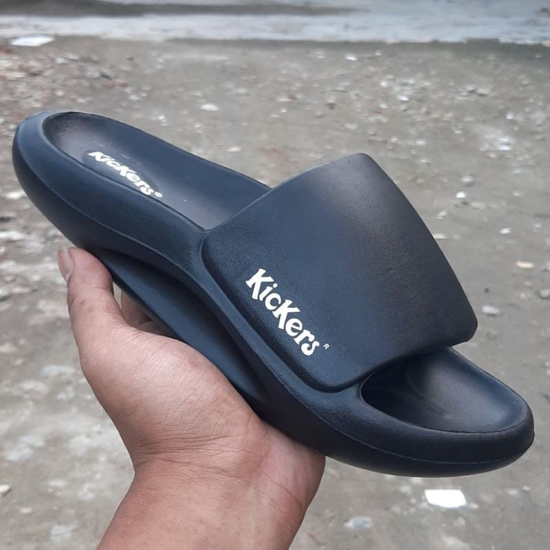 Sandal Kickers Original Sandal Slop Pria Sandal Slide Sendal Karet Cowok