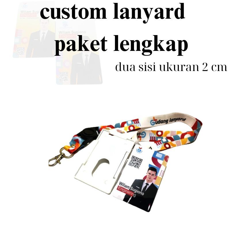 

PAKET LENGKAP CETAK tali lanyard, IDCARD dan CASE. Min order 2pcs