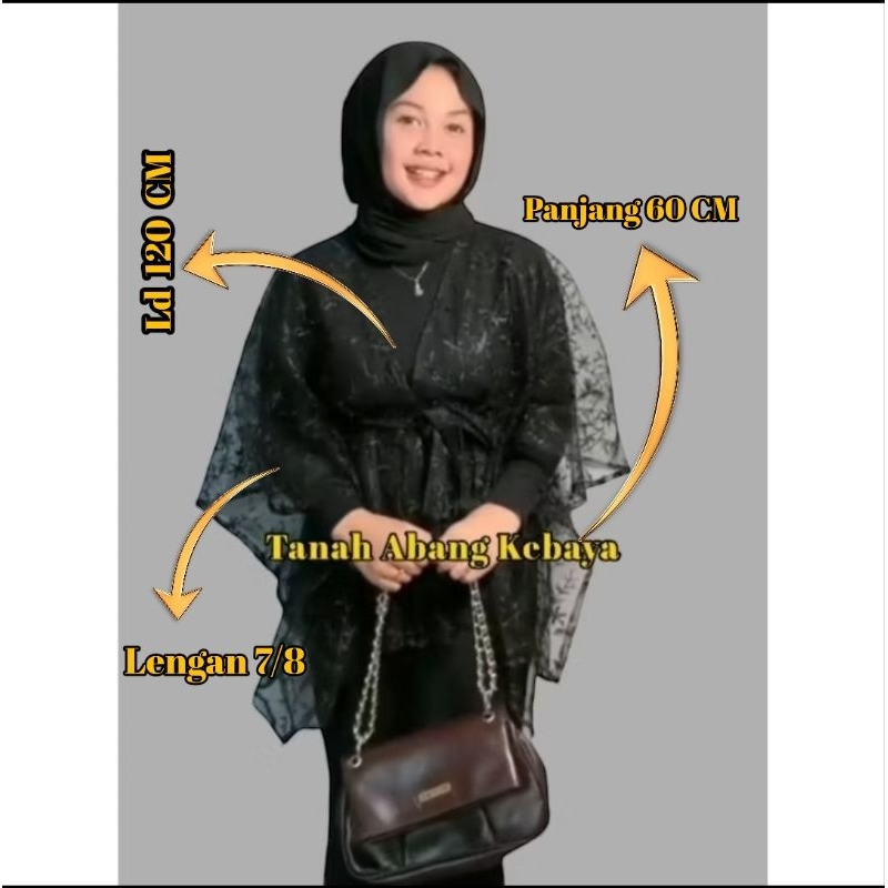 Outer pita kebaya cantik kebaya bridesmaid lamaran wisuda Kekinian bahan tille mewah