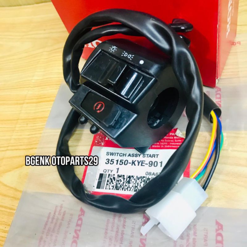 SAKLAR HOLDER KANAN SWICH TOMBOL STATER HONDA MEGAPRO NEW KODE KYE