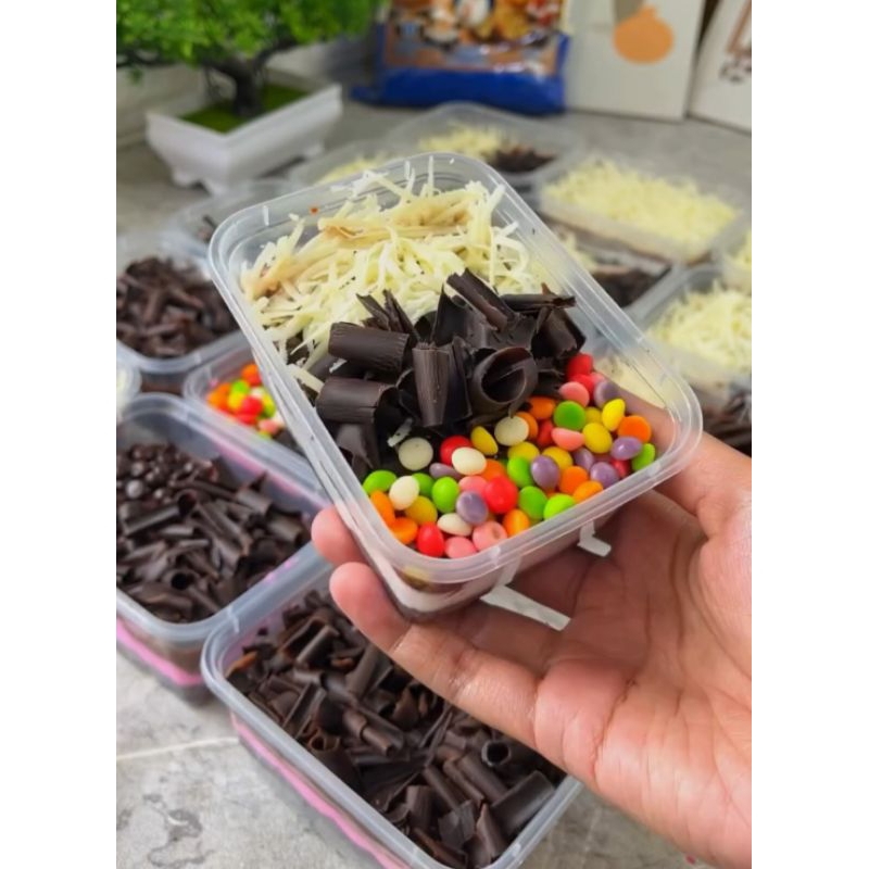 

brownies cake lumer coklat aneka topping 200ml